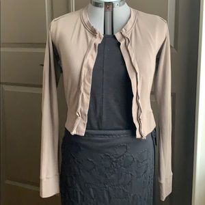 Alabama Chanin Organic Cotton Cropped Cardigan